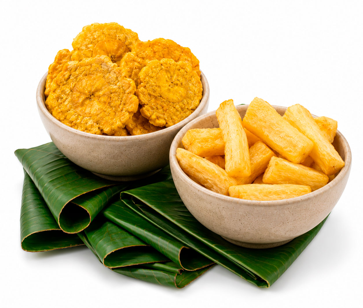 Patacones y Yuca Congelada